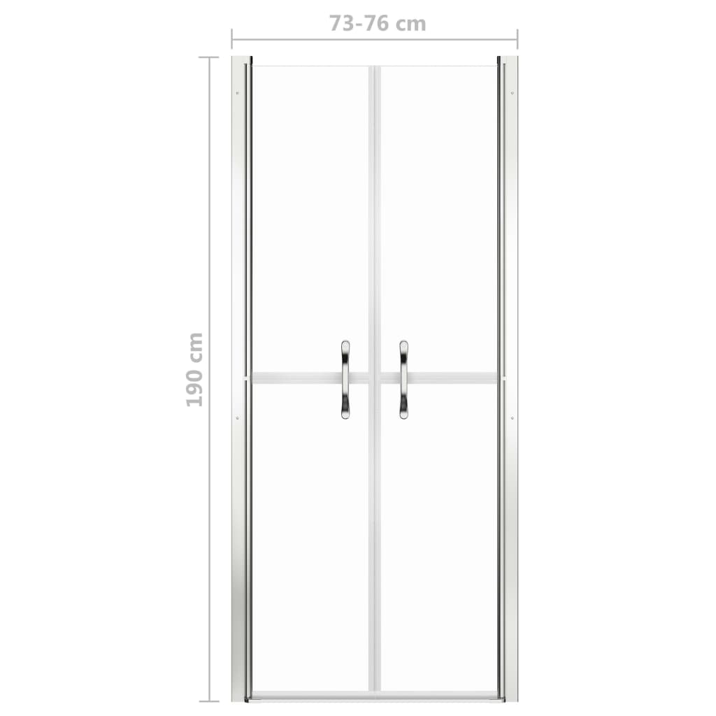 Shower Door Clear ESG 76x190 cm - Bend