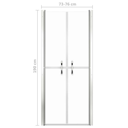 Shower Door Clear ESG 76x190 cm - Bend