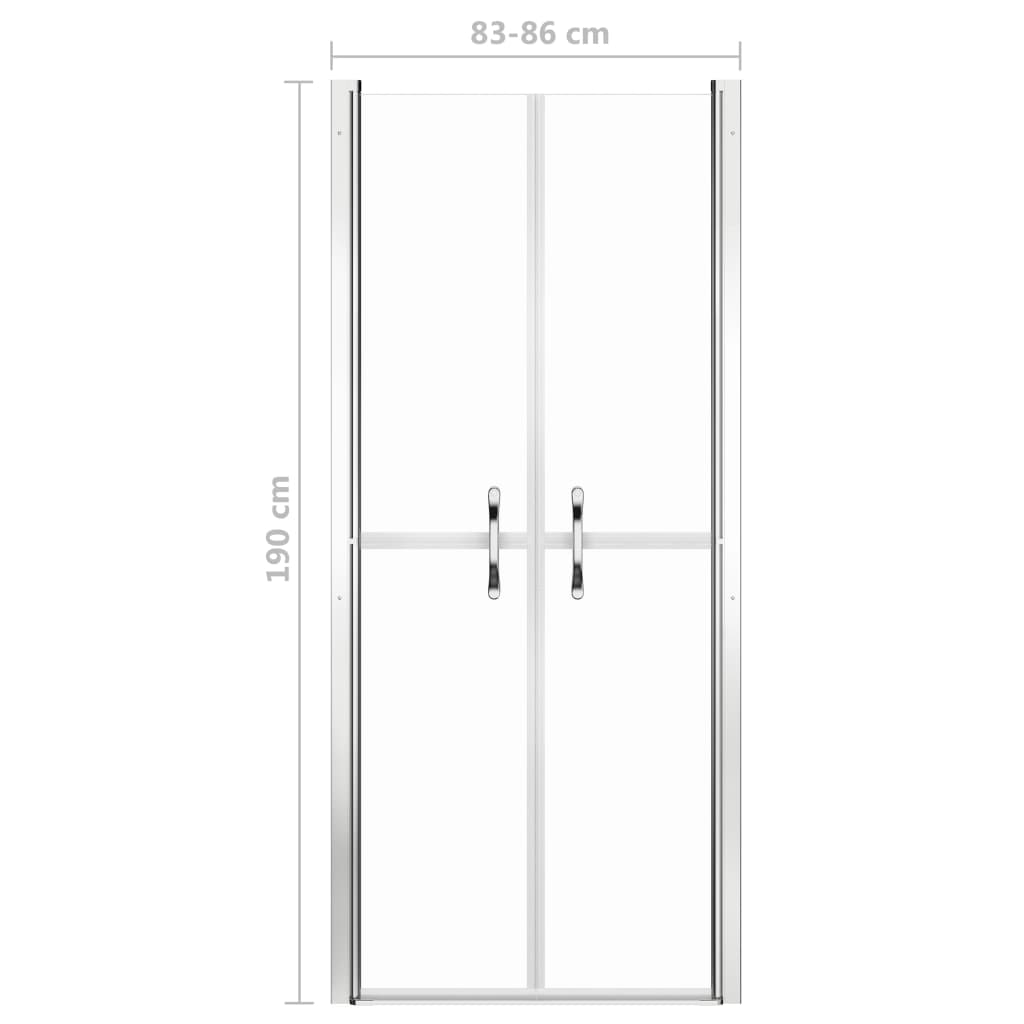 Shower Door Clear ESG 86x190 cm - Bend