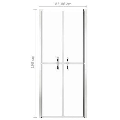 Shower Door Clear ESG 86x190 cm - Bend