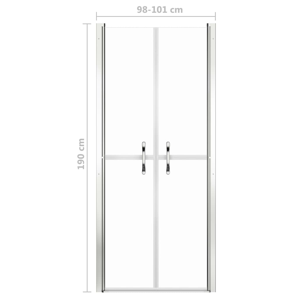 Shower Door Clear ESG 101x190 cm - Bend