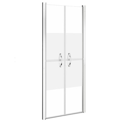 Shower Door Half Frosted ESG 81x190 cm - Bend