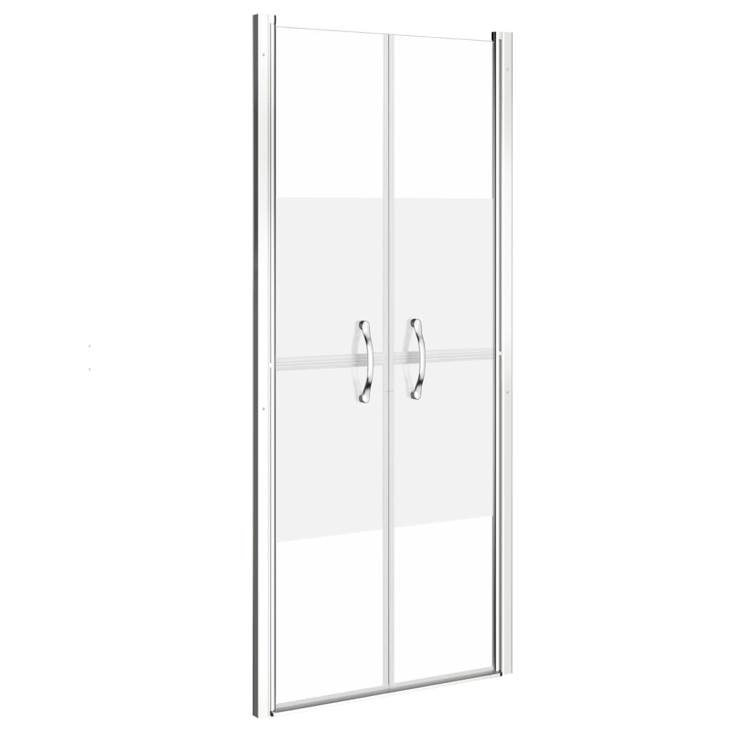 Shower Door Half Frosted ESG 86x190 cm - Bend