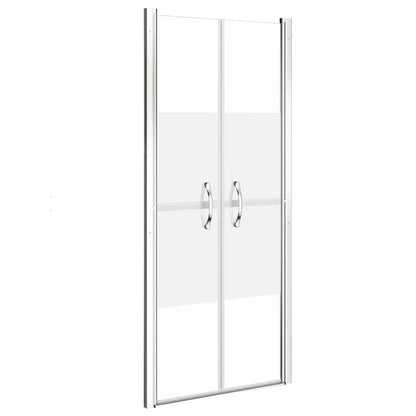 Shower Door Half Frosted ESG 86x190 cm - Bend