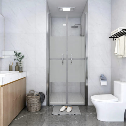 Shower Door Half Frosted ESG 96x190 cm - Bend