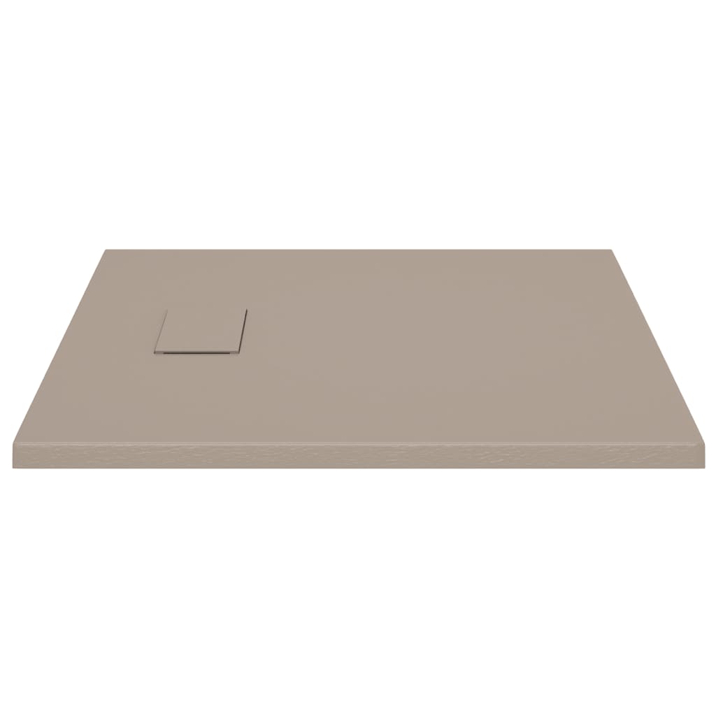 Shower Base Tray SMC Brown 80x80 cm