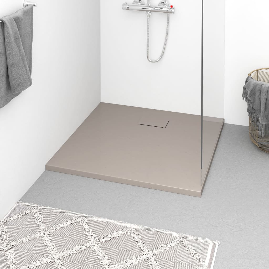 Shower Base Tray SMC Brown 90x80 cm - Bend