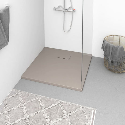 Shower Base Tray SMC Brown 90x90 cm - Bend