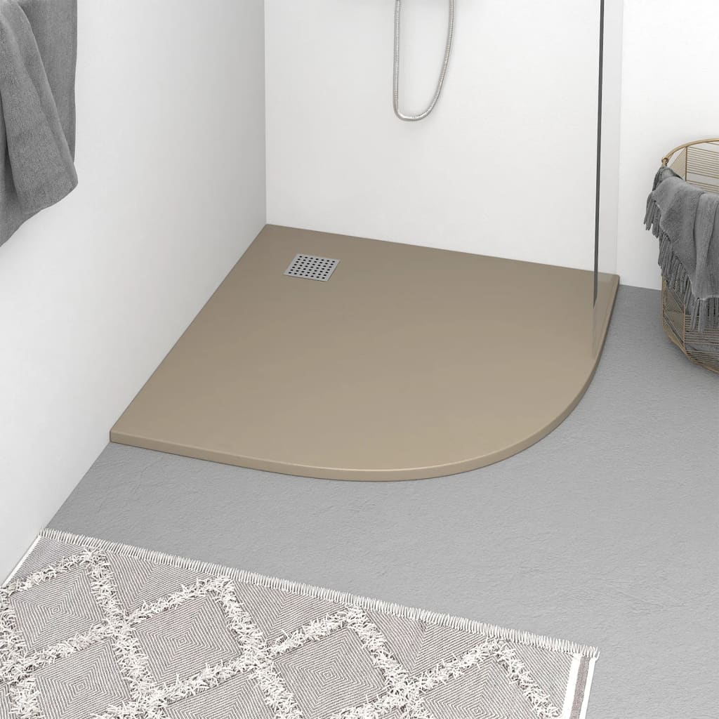 Shower Base Tray SMC Brown 90x90 cm - Bend