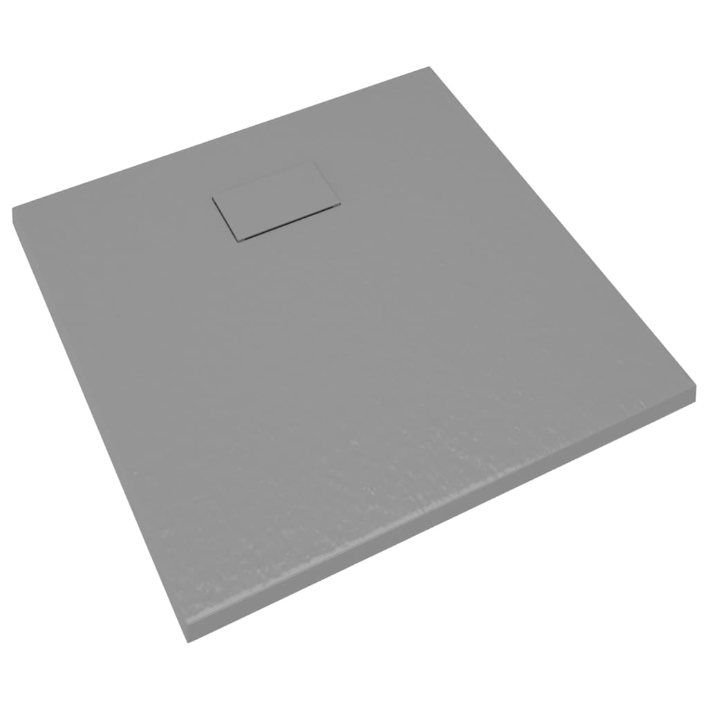 Shower Base Tray SMC Grey 80x80 cm - Bend