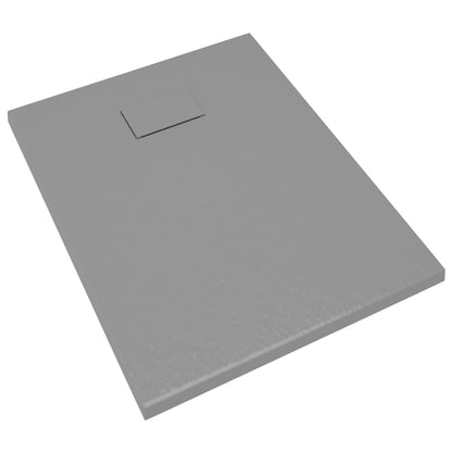 Shower Base Tray SMC Grey 90x70 cm