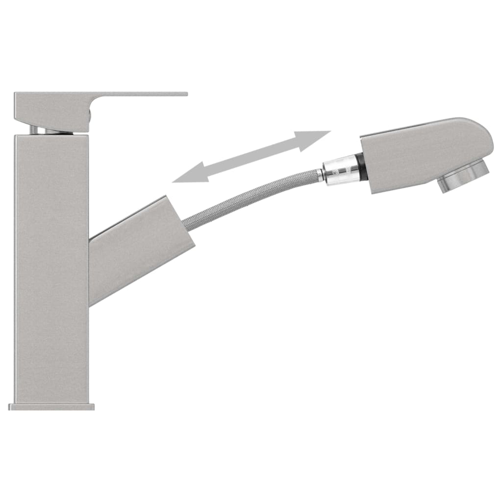 Bathroom Basin Faucet with Pull-out Function - Bend