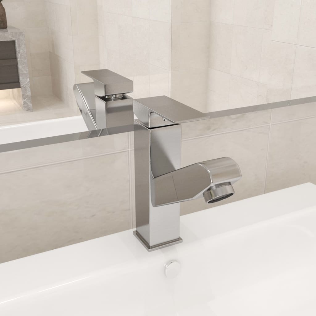 Bathroom Basin Faucet with Pull-out Function - Bend