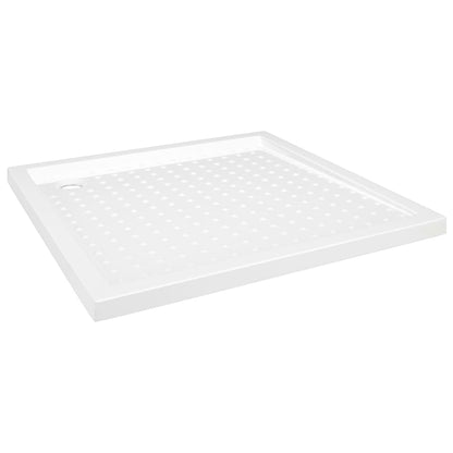 Shower Base Tray with Dots White 90x90x4 cm ABS - Bend