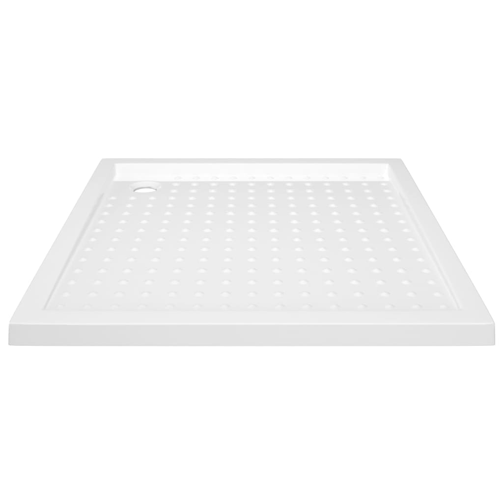 Shower Base Tray with Dots White 90x90x4 cm ABS - Bend