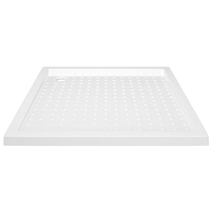 Shower Base Tray with Dots White 90x90x4 cm ABS - Bend