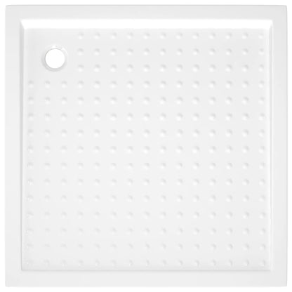 Shower Base Tray with Dots White 90x90x4 cm ABS - Bend