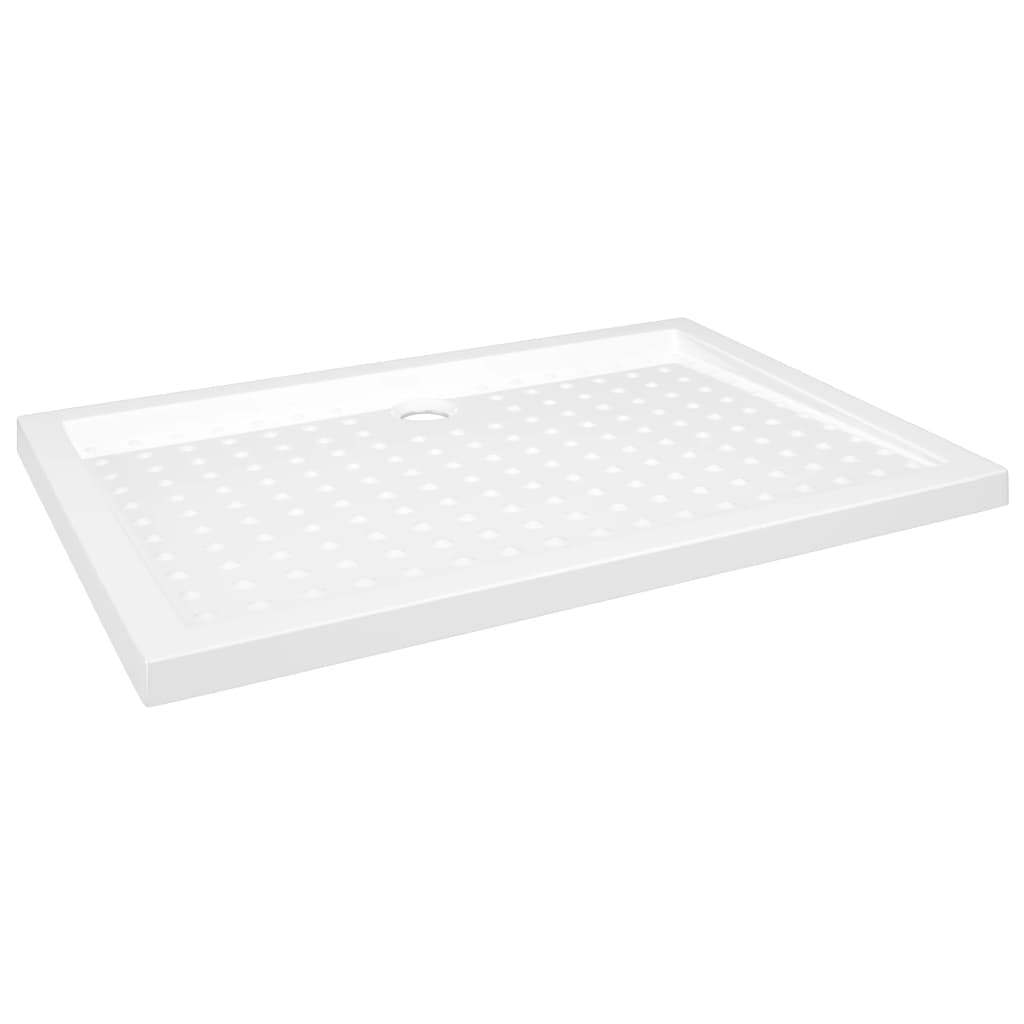 Shower Base Tray with Dots White 70x100x4 cm ABS - Bend