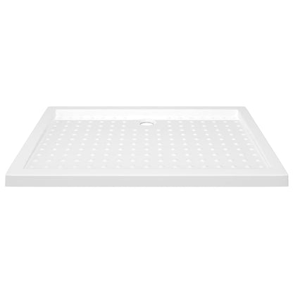 Shower Base Tray with Dots White 70x100x4 cm ABS - Bend