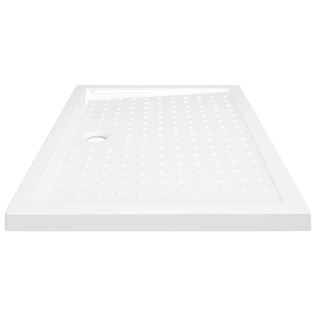 Shower Base Tray with Dots White 70x100x4 cm ABS - Bend