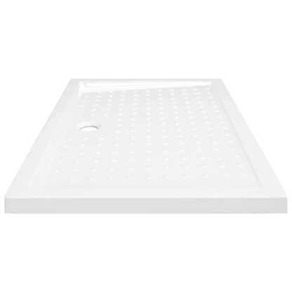 Shower Base Tray with Dots White 70x100x4 cm ABS - Bend