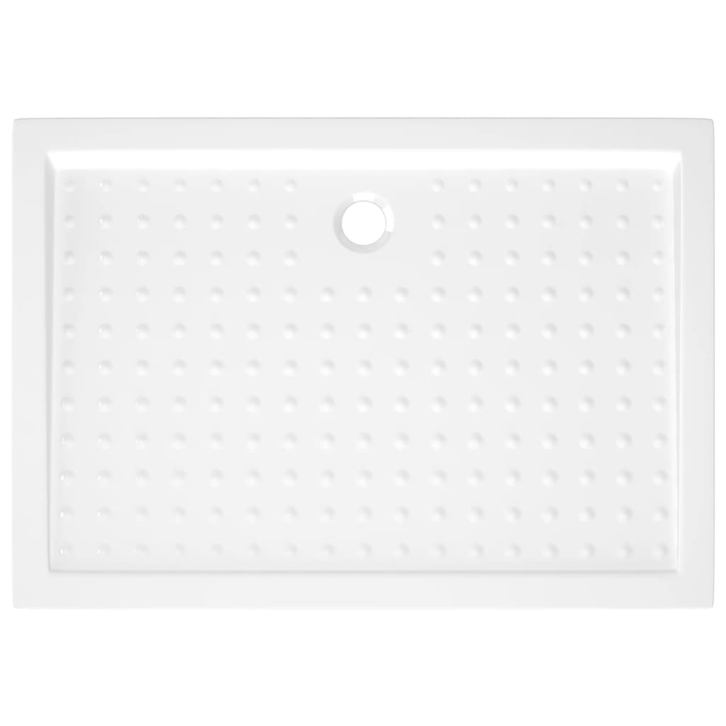 Shower Base Tray with Dots White 70x100x4 cm ABS - Bend