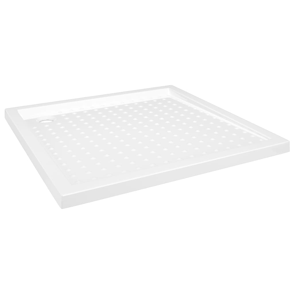 Shower Base Tray with Dots White 80x80x4 cm ABS - Bend