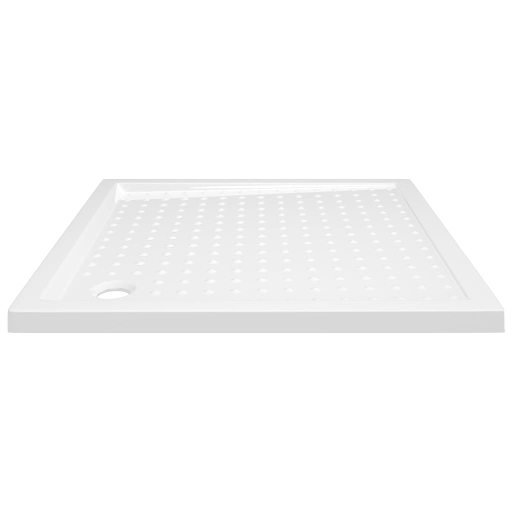 Shower Base Tray with Dots White 80x80x4 cm ABS - Bend