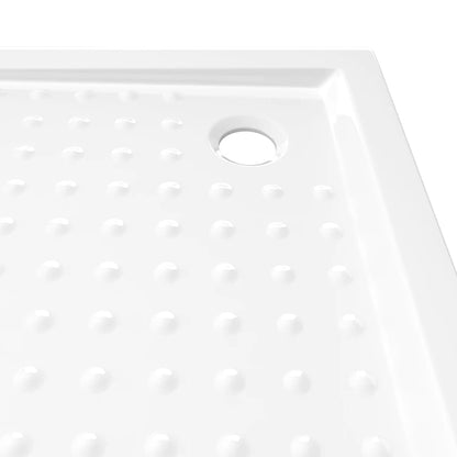 Shower Base Tray with Dots White 80x80x4 cm ABS - Bend