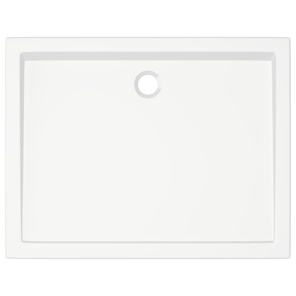 White Rectangular ABS Shower Base Tray - Bend