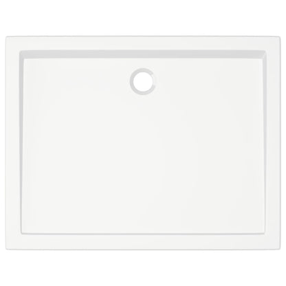 White Rectangular ABS Shower Base Tray - Bend