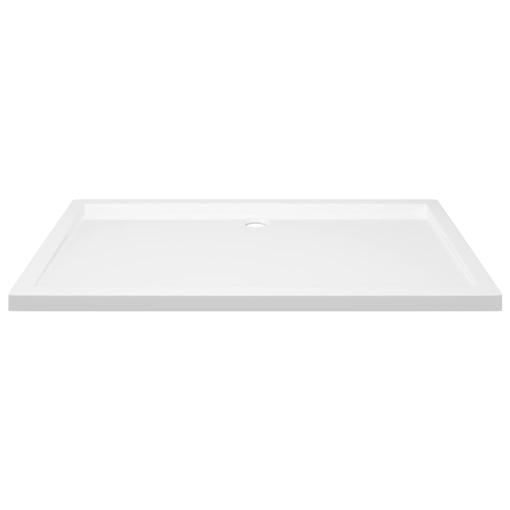 White Rectangular ABS Shower Base Tray - Bend