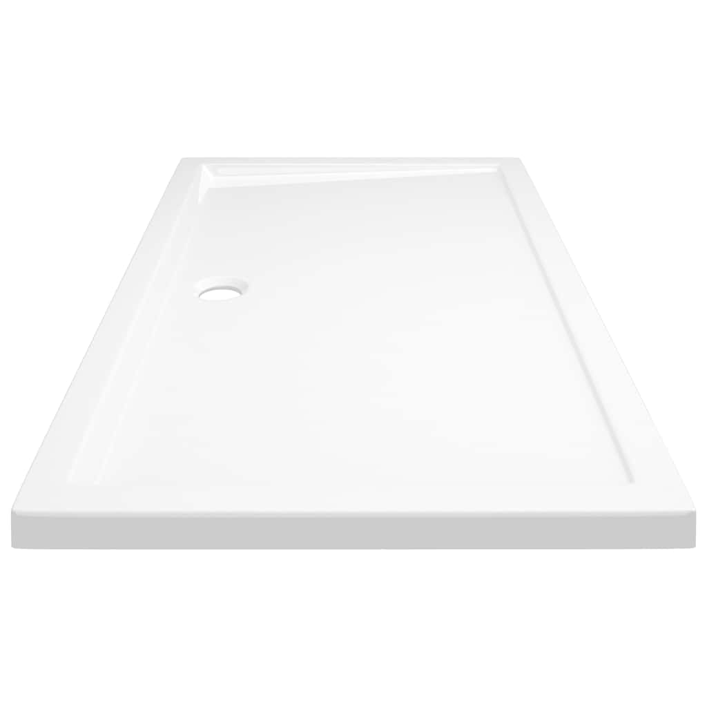 Rectangular ABS Shower Base Tray White 70x120 cm