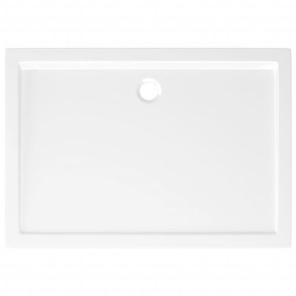 White Rectangular ABS Shower Base Tray - Bend