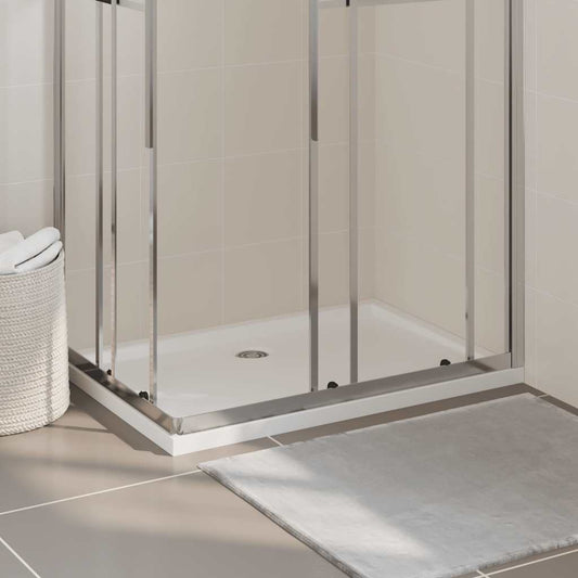 Rectangular ABS Shower Base Tray White 70x100 cm