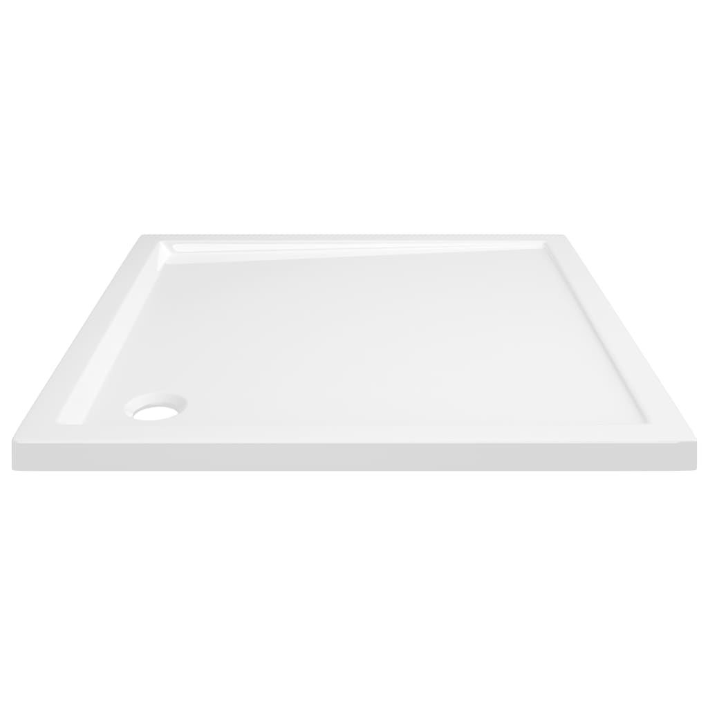 Square ABS Shower Base Tray White 80x80 cm - Bend