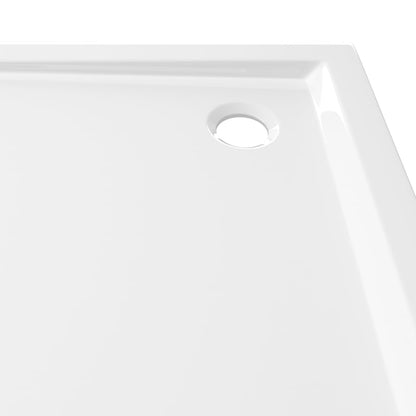 Square ABS Shower Base Tray White 80x80 cm - Bend