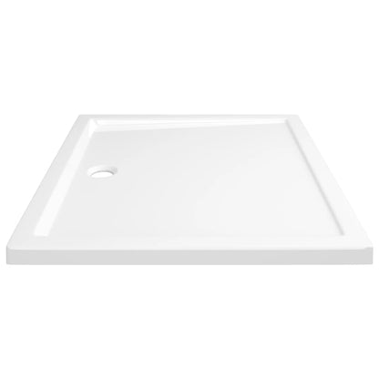 White Rectangular ABS Shower Base Tray - Bend