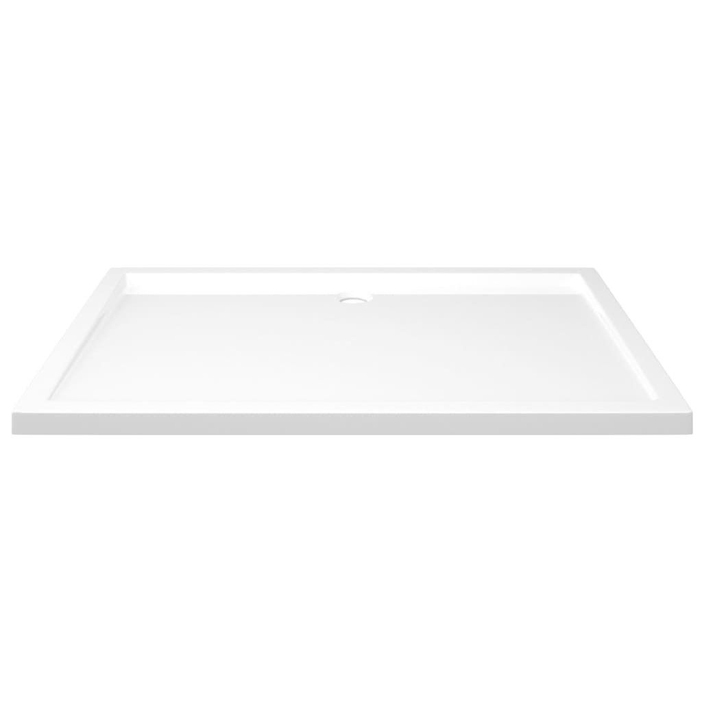 White Rectangular ABS Shower Base Tray - Bend