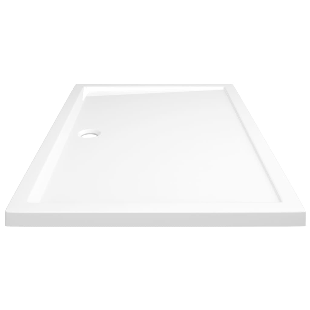 White Rectangular ABS Shower Base Tray - Bend