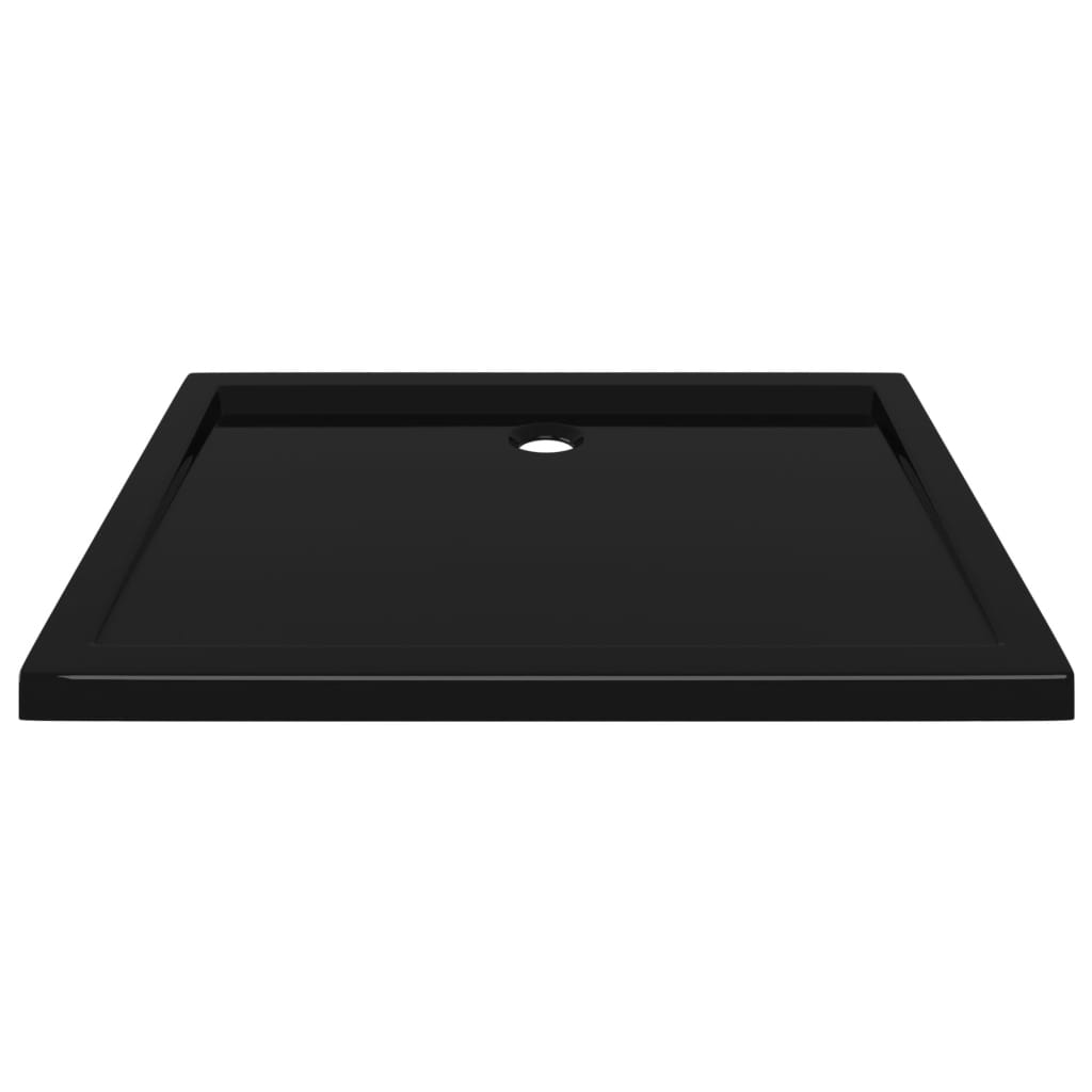 Black Rectangular ABS Shower Base Tray - Bend