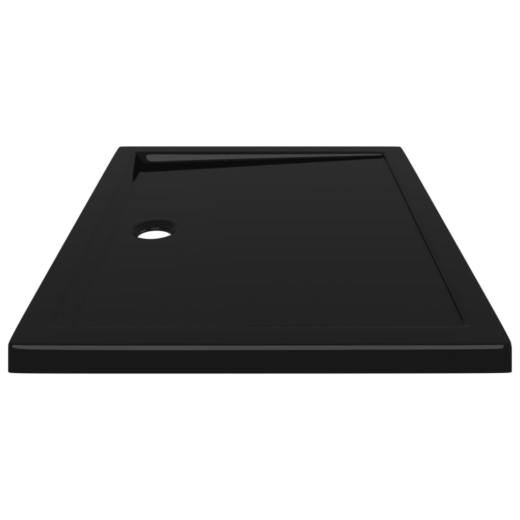 Black Rectangular ABS Shower Base Tray - Bend