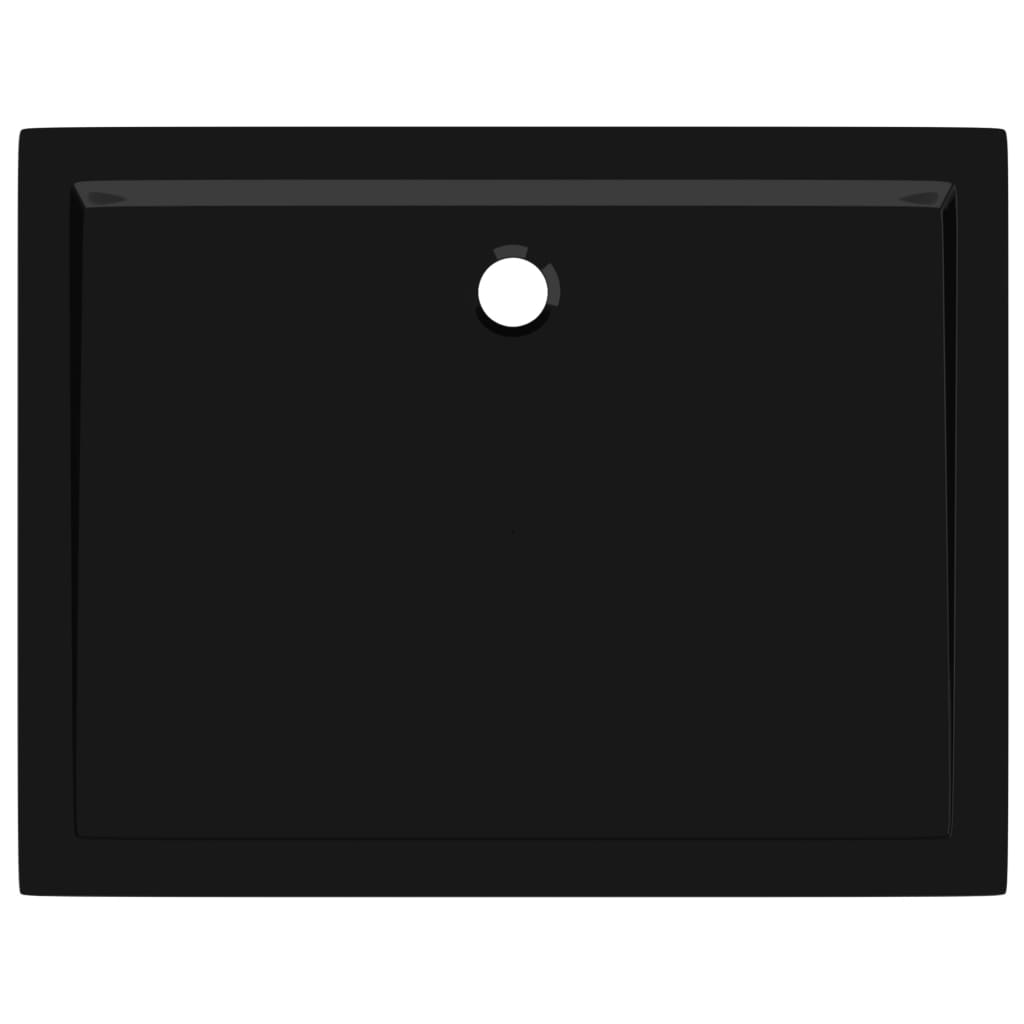 Black Rectangular ABS Shower Base Tray - Bend