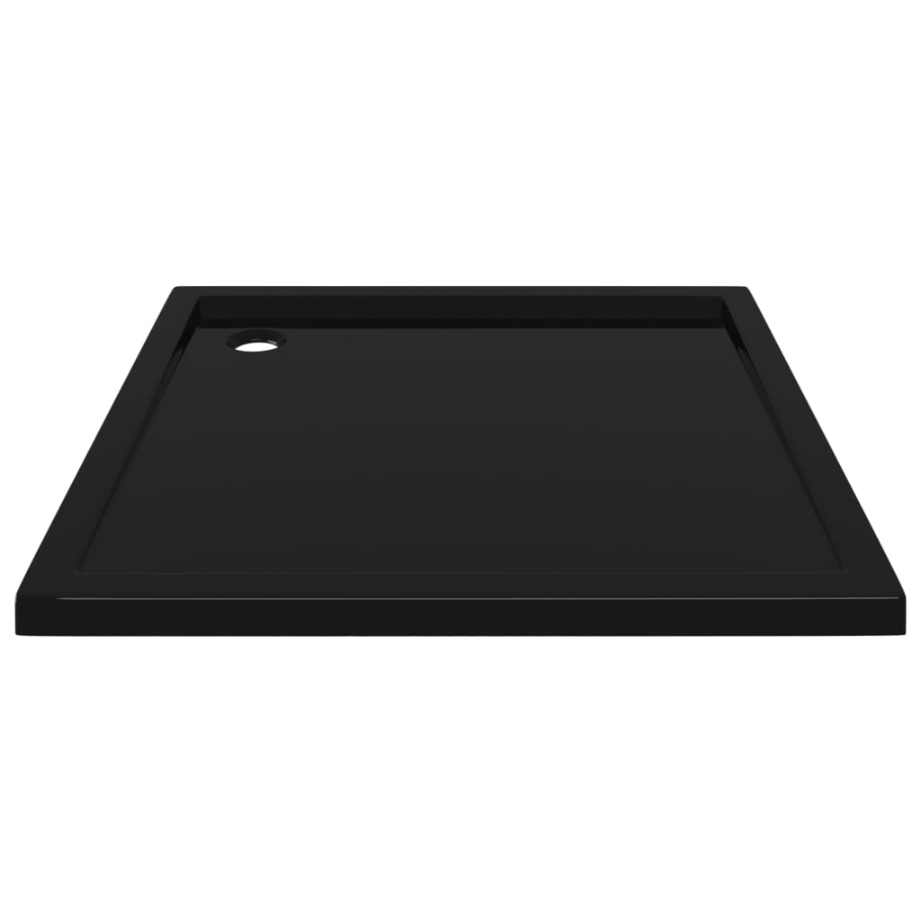 Square ABS Shower Base Tray Black 90x90 cm - Bend