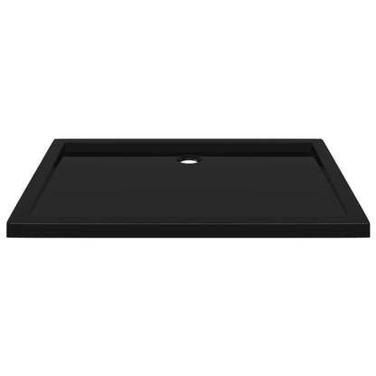 Black Rectangular ABS Shower Base Tray - Bend