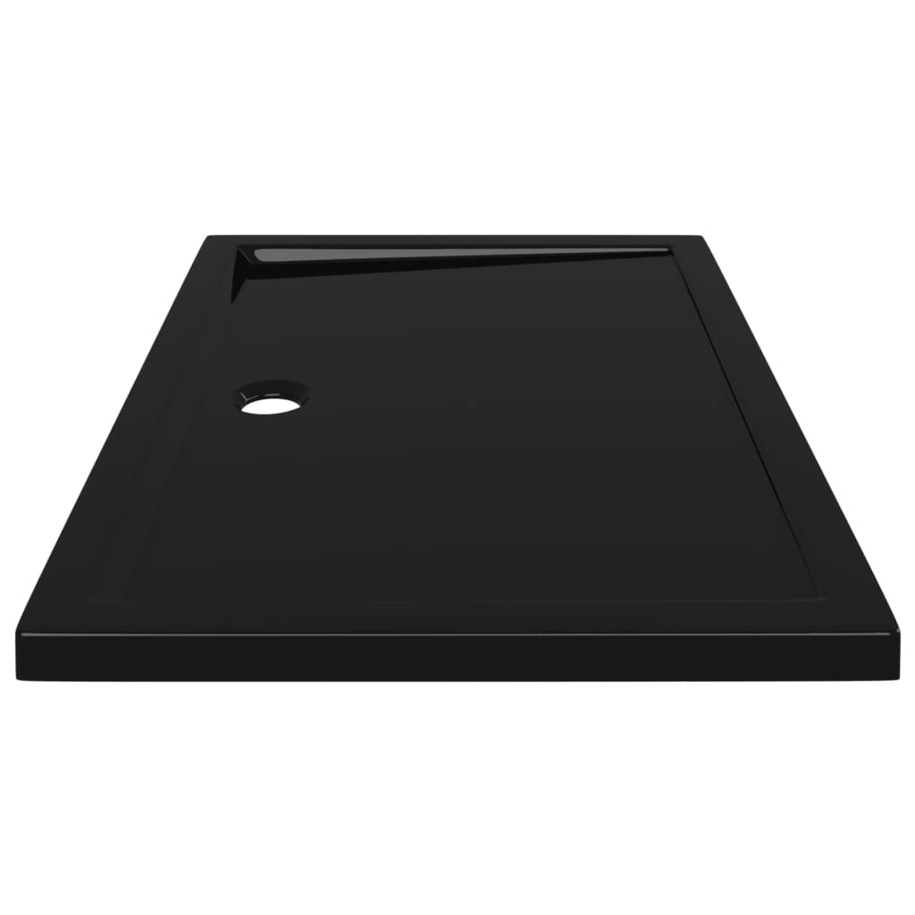 Black Rectangular ABS Shower Base Tray - Bend