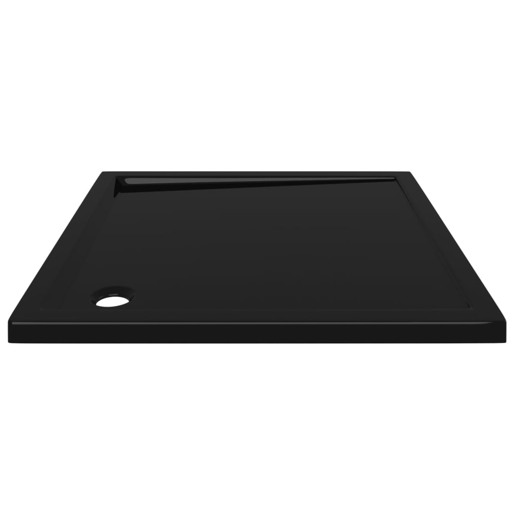 Square ABS Shower Base Tray Black 80x80 cm - Bend