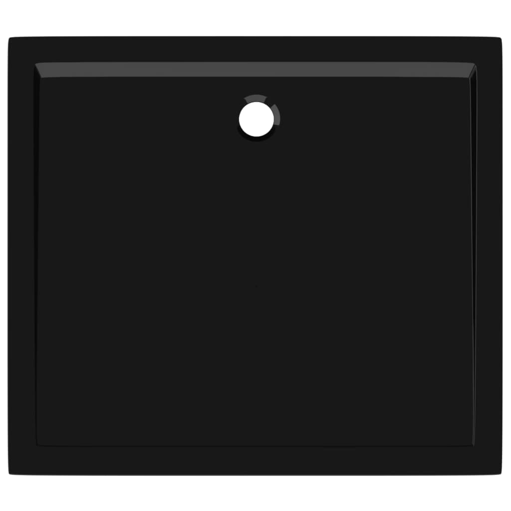 Black Rectangular ABS Shower Base Tray - Bend