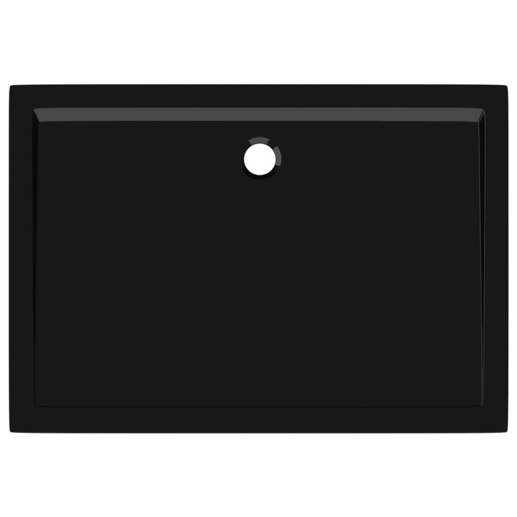 Black Rectangular ABS Shower Base Tray - Bend