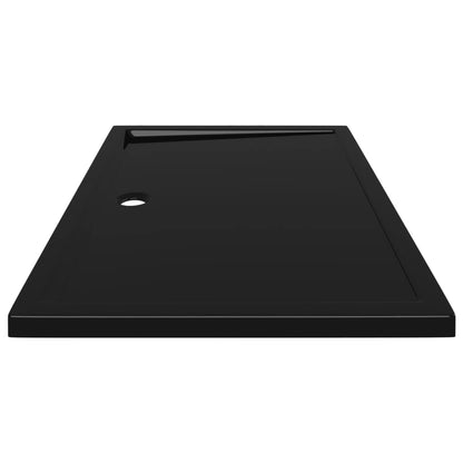 Black Rectangular ABS Shower Base Tray - Bend